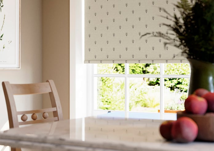 Emily Bond Wild Thyme, Charcoal - Roller Blind - Image 5